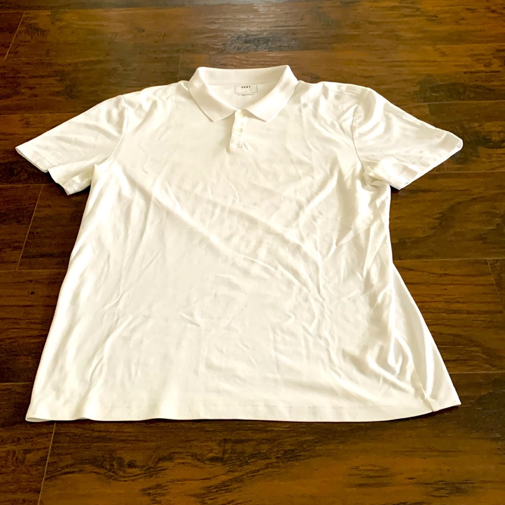 DKNY Men’s White Polo (L)
